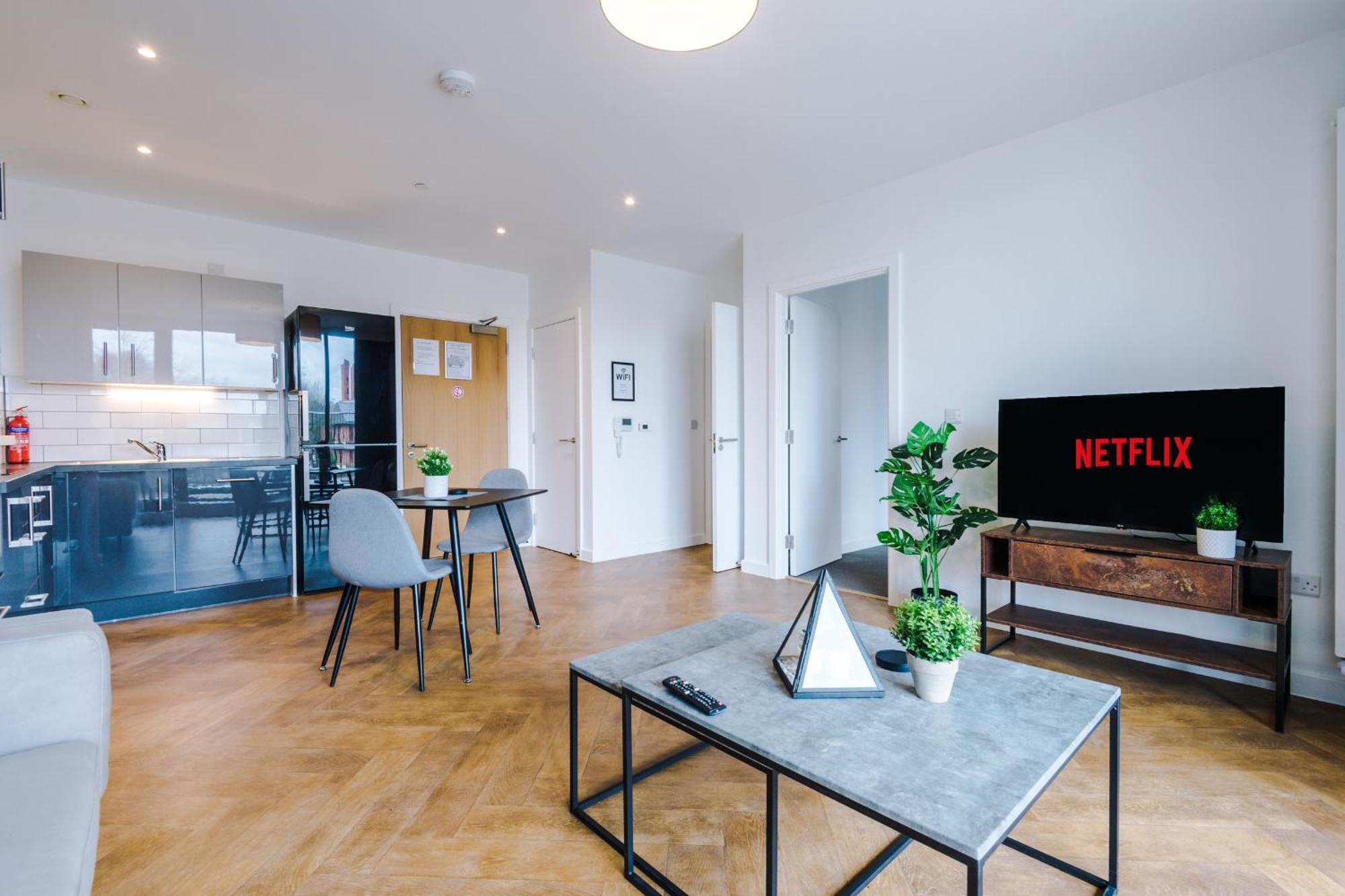 Hilltop Serviced Apartments - Ancoats Manchester Rom bilde